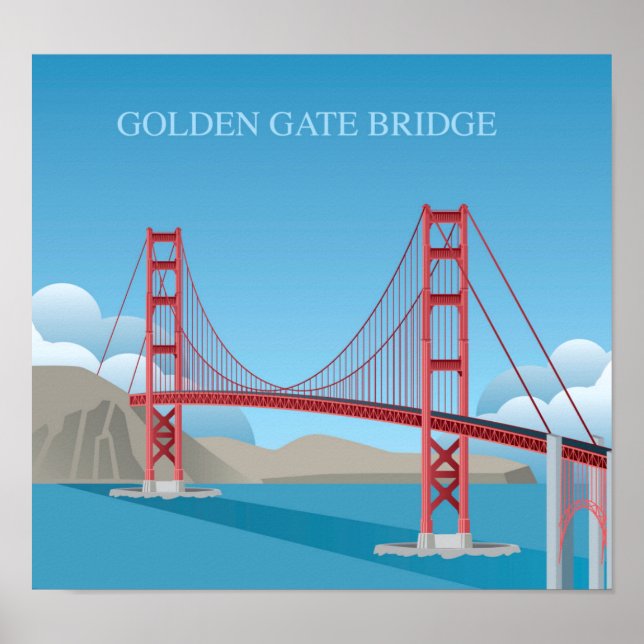 Póster Puente Golden Gate | San Francisco (Frente)