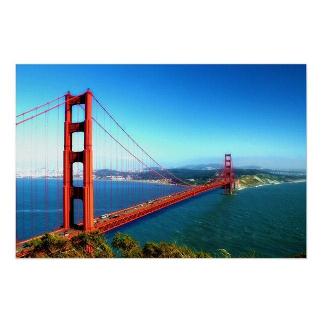 Póster Puente Golden Gate - San Francisco (Anverso)