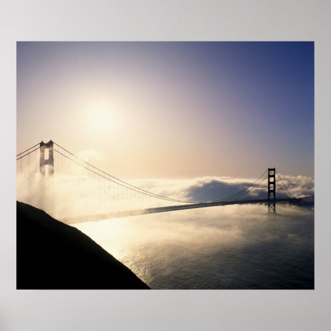 Póster Puente Golden Gate, San Francisco, California, 2 (Frente)
