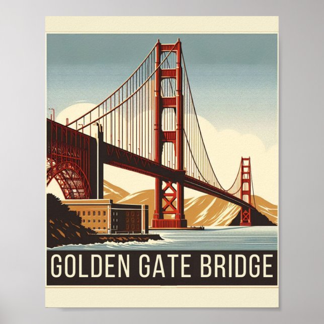 Póster Puente Golden Gate - Un icono eterno de San Franci (Frente)