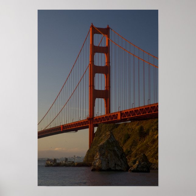 Póster Puente Golden Gate y San Francisco (Frente)