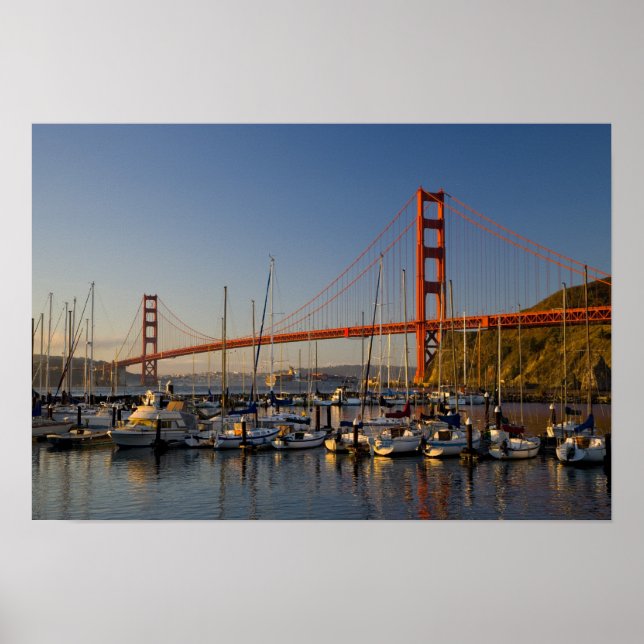 Póster Puente Golden Gate y San Francisco 2 (Frente)