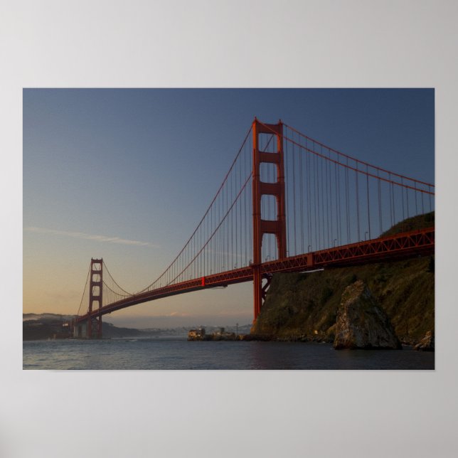 Póster Puente Golden Gate y San Francisco 3 (Frente)