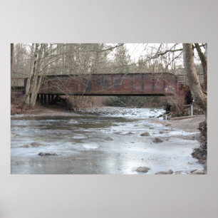 Póster Puente helado