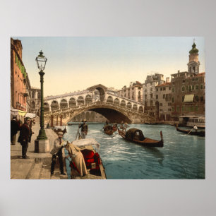 Póster Puente II, Venecia, Italia de Rialto