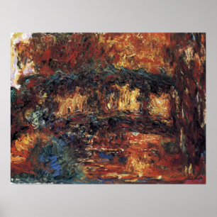 Póster Puente japonés de Claude Monet, Bella Artes vinta