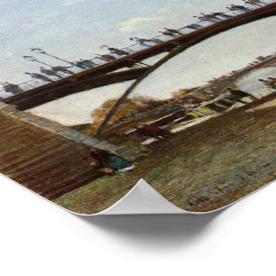 Póster Puente La Seine de París