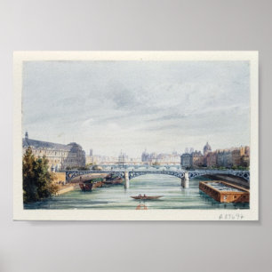 Póster Puente La Seine de París