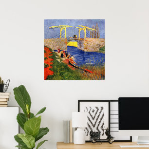 Póster Puente Langlois en Arlés por Vincent van Gogh