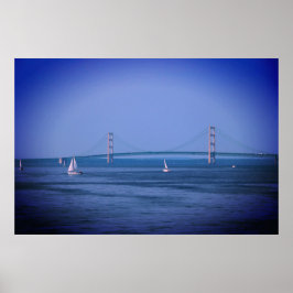 Póster Puente Mackinac