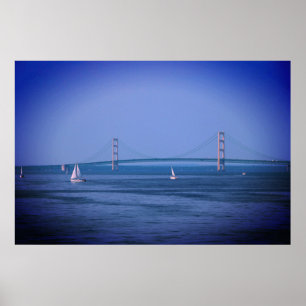 Póster Puente Mackinac
