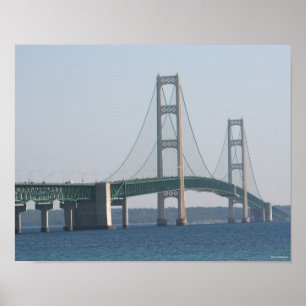 Póster Puente Mackinac