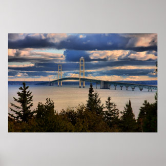 Póster Puente Mackinac #1060