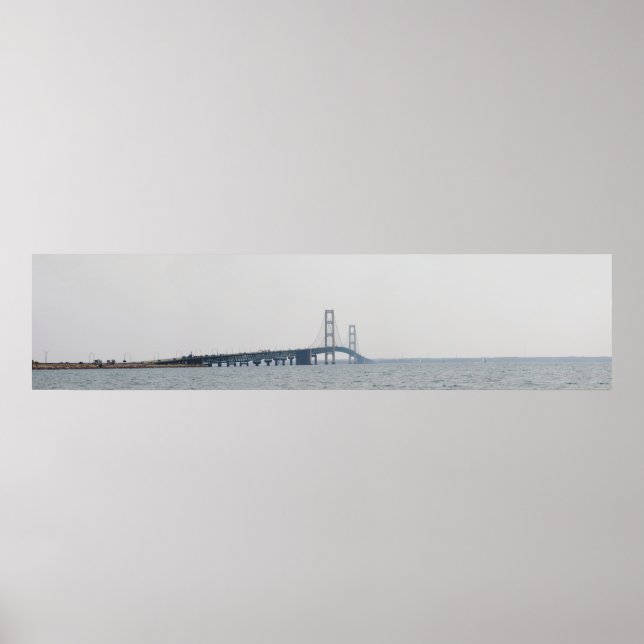 Póster Puente Mackinac, Michigan (Frente)