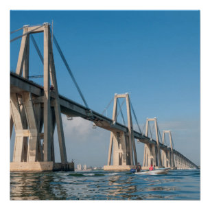 Póster Puente Maracaibo Venezuela de general Rafael