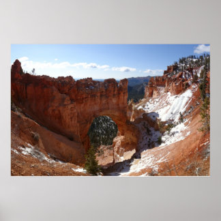 Póster Puente natural del cañón de Bryce Foto paisajista