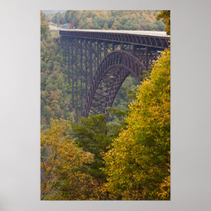 Póster Puente New River Gorge, New River Gorge