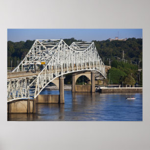 Póster Puente O'Neil en el río Tennessee, Florence,