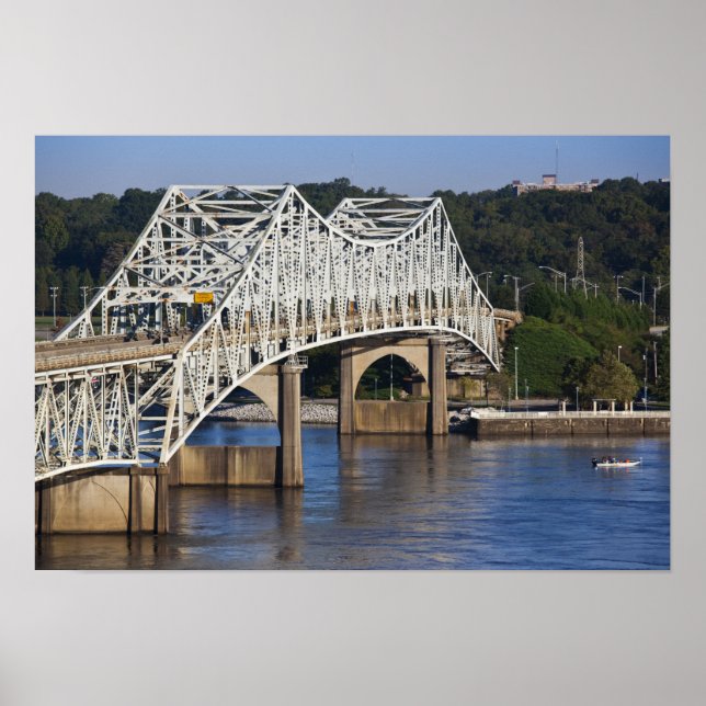 Póster Puente O'Neil en el río Tennessee, Florence, (Frente)