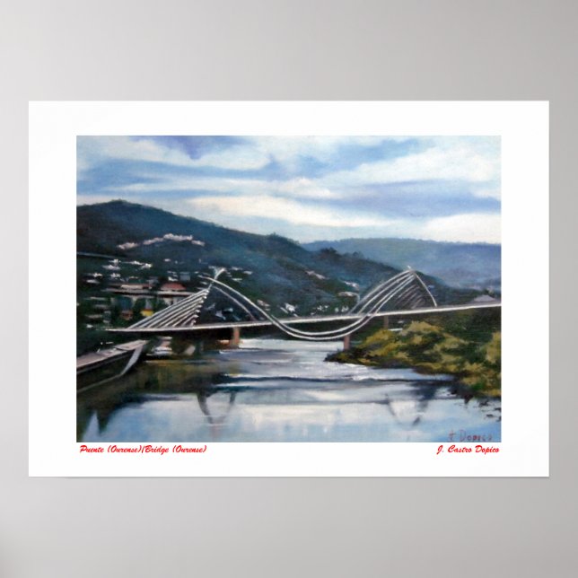 Póster Puente (Ourense)/Bridge (Ourense) (Frente)