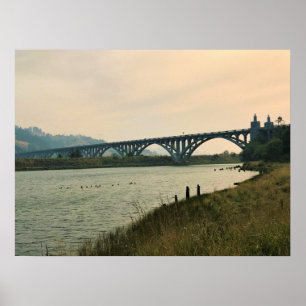 Póster Puente Patterson, Gold Beach, Oregon