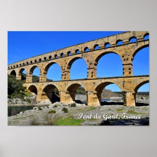 Póster Puente Pont du Gard Francia Foto 97