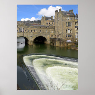 Póster Puente Pulteney, Bath.