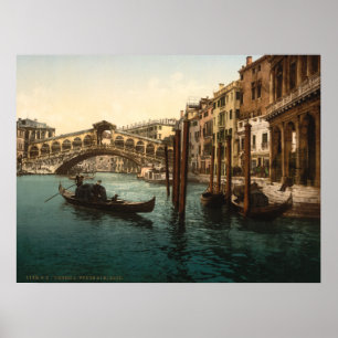 Póster Puente Rialto I, Venecia, Italia Archivo Imprimir
