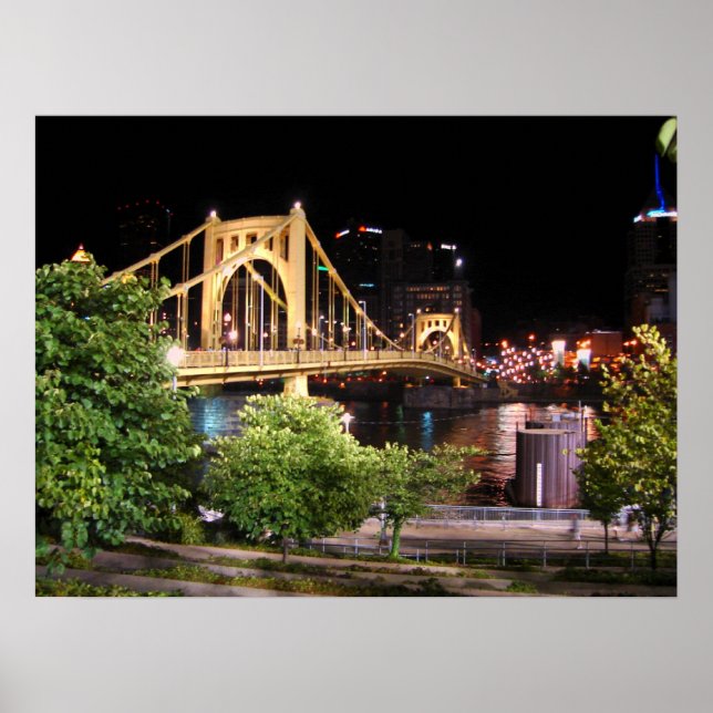 Póster Puente Roberto Clemente - Pittsburgh, Pensilvania (Frente)
