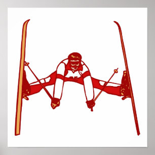 Póster Puente rojo