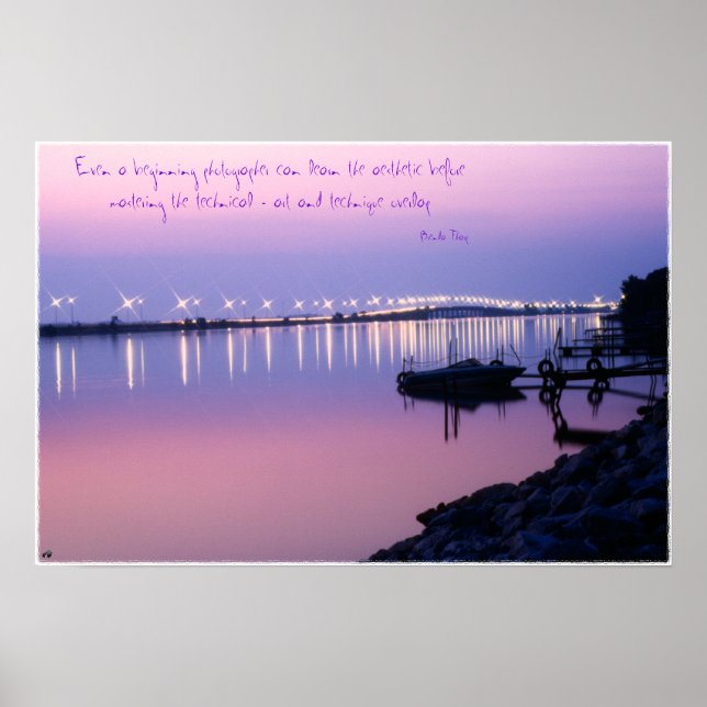 Póster Puente Sandusky Bay (Frente)