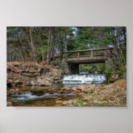 Póster Puente sobre carrera de hickory