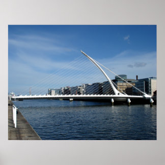 Póster Puente sobre el Poster del río Dublín Irlanda