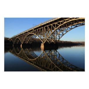 Póster Puente sobre el río de Schuylkill