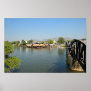 Póster Puente sobre el río Kwai
