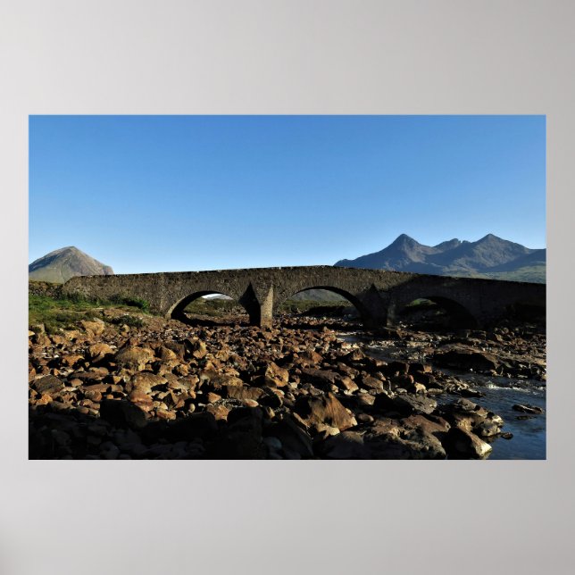 Póster Puente sobre Sligachan (Frente)