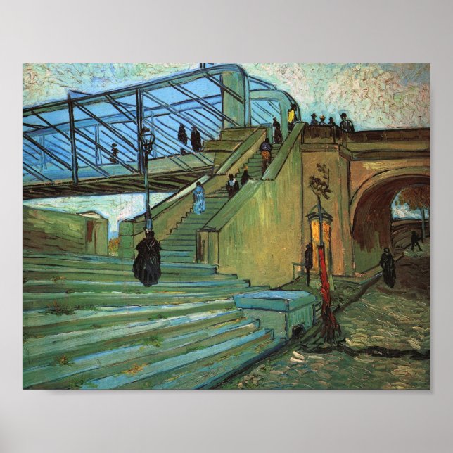 Póster Puente Trinquetaille (F481) Bella Artes Van Gogh (Frente)