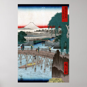 Póster Puente Utagawa Hiroshige Ichikobu