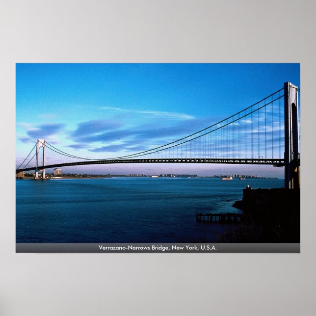 Póster Puente Verrazano-Narrows, Nueva York, EE.UU. (Frente)