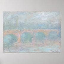Puente Waterloo al atardecer - Bella Artes Claude 