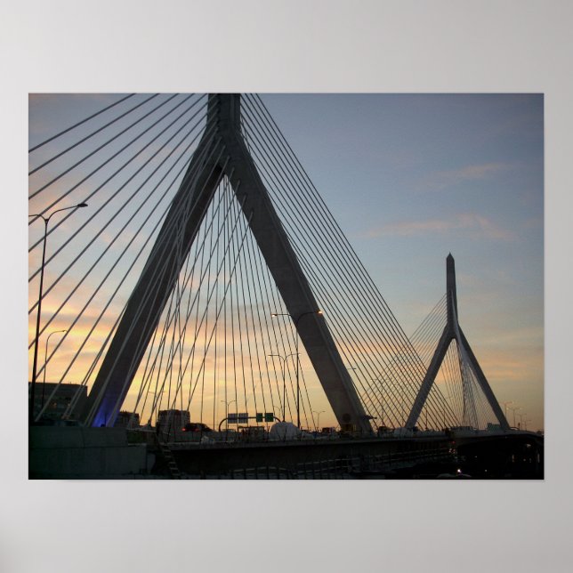 Póster Puente Zakim (Frente)