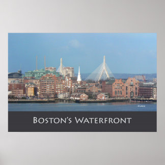 Póster Puente Zakim de Boston