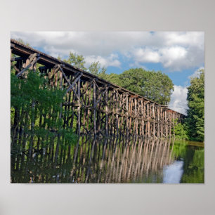 Póster Puentecillo de ferrocarril