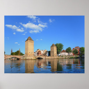 Póster puentes de Estrasburgo