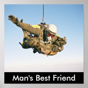 Póster Puentes del rescate, el mejor amigo del hombre