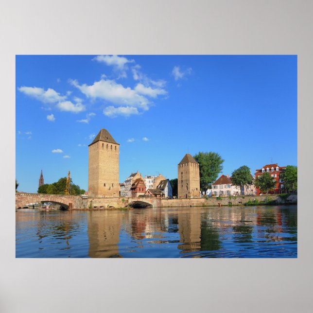 Póster puentes en Estrasburgo (Frente)