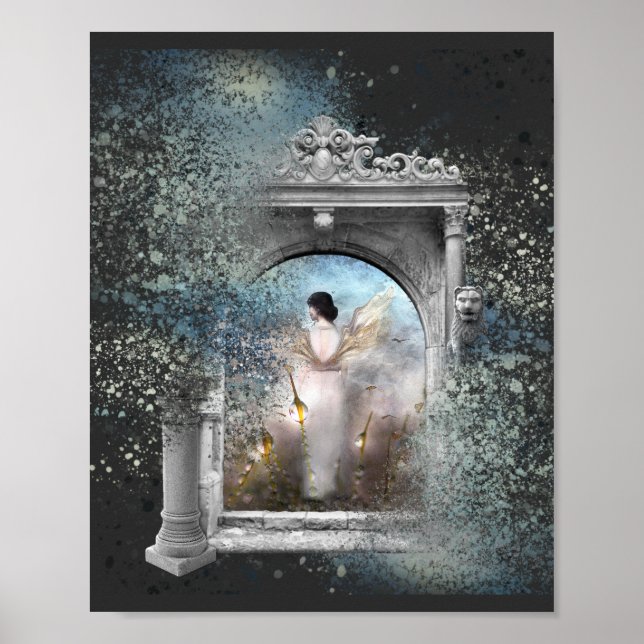 Póster Puerta a la isla de hadas (Frente)