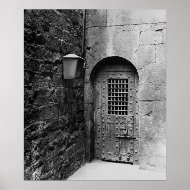 Póster Puerta a la prisión de Newgate (Frente)