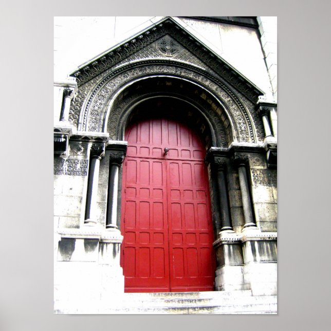 Póster Puerta a Sacre Coeur (Frente)