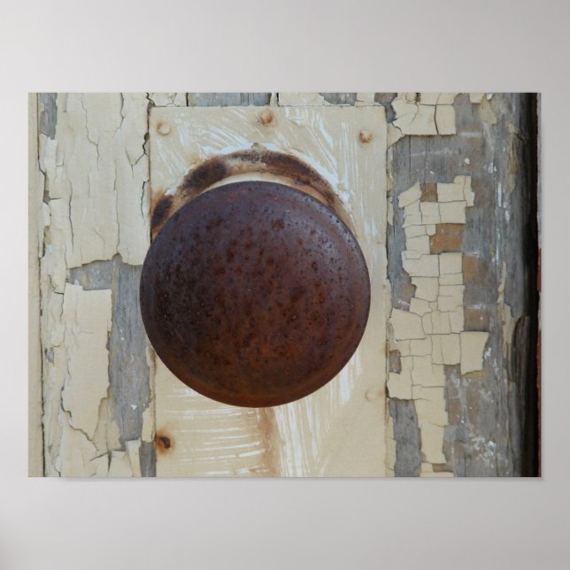 Póster Puerta abandonada (Frente)